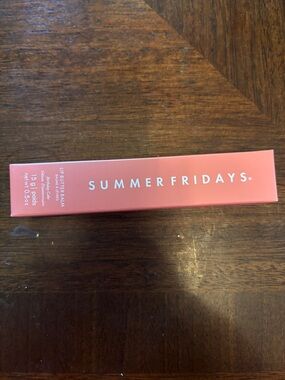 Summer Fridays Lip Butter Balm - Coral Pink Packaging